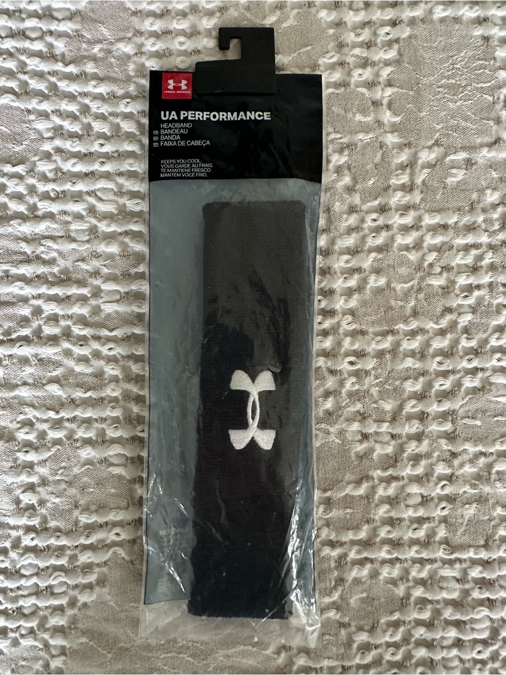 🩷FREE WITH ANY PURCHASE of $25 or more! Under Armour Black Performance Headband